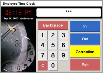Time Clock Point of Sale Software