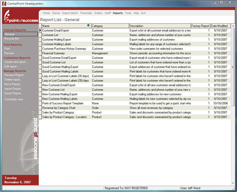 Office Reporting Point of Sale Software