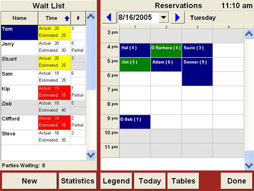 Waitlist and Reservations Point of Sale Software